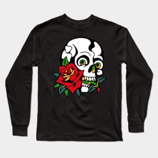 Skull rose Long Sleeve T-Shirt